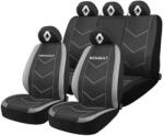 AutoHelix MSA Set Huse Scaune Universale HLX3 Compatibile cu Renault - Negru/Gri (GROS13)