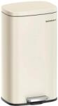 SongmicsHome Cos de gunoi cu pedala, Songmics, 30 litri, 1 compartiment, crem (LTB03A02) Cos de gunoi