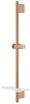GROHE Rainshower SmartActive - Bară de duș cu poliță, 60 cm, Warm Sunset periat 26602DL0 (26602DL0)