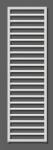 Zehnder Subway - Fürdőszobai radiátor 1549 x 600 mm, egyenes, középcsatlakozó 50 mm, rozsdamentes acélból készült SUBI-150-060 (SUBI-150-060)