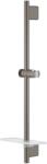 GROHE Rainshower SmartActive - Bară de duș cu poliță, 60 cm, Hard Graphite periat 26602AL0 (26602AL0)