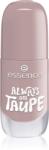 essence Gel Nail Polish géles körömlakk árnyalat 37 ALWAYS on TAUPE 8 ml