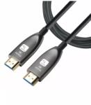 TECHLY HDMI 2.1 aktív optikai kábel, 8K 48Gbps, 30 méter