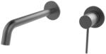 Wellis Falba süllyesztett csaptelep, Wellis Altona mosdó csaptelep brushed gun metal grey ACS0435 - zuhanykabin