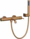 Wellis Kádtöltő csaptelep, Wellis Vito kádtöltő csaptelep zuhanyszettel brushed rose gold ACS0428 - mozaikkeramia