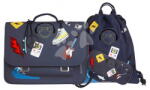 Jeune Premier Set ghiozdan școlar It Bag Midi Mr. Gadget Jeune Premier ergonomică și sac școlar pentru sport și încălțămite cu penar (JPITD23169-A)