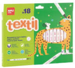 APLI Textilfilc, 2, 5-4, 2 mm, kétvégű, APLI Kids "Textile", 18 különböző szín (LCA20628) - tutitinta