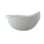 IRIS KT-001-W fehér tál szűrővel 22cm