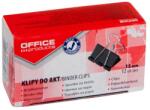 Office Products Bindercsipesz, 15 mm, OFFICE PRODUCTS, fekete (D9151905)