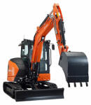 Kubota U56 minikotró 35 kW | 2615 cm³ | Ásási mélység: 3630 mm (U56-5 KGLS2)