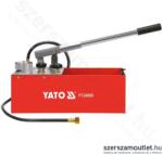YATO Kézi nyomáspróba pumpa, R 1/2″, 50bar, 12l (YT-24800) (YT-24800)