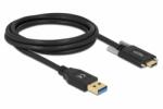 Delock Cablu Delock 84019, USB-A male - USB-C male, 2m, Black (84019)