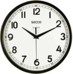 Secco Ceas de perete SECCO negru 24, 5 cm (S TS6019-17)