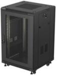 Lanberg Dulap rack 19" perete 18U/600X600 (FLAT PACK) WITH MESH DOOR, (FF01-6618-23B) - generaltech