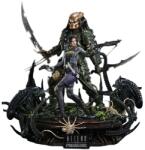 Prime 1 Studio Statuetă Prime 1 Studio Movies: Alien vs Predator - Machiko & Broken Tusk Predator (Deluxe Version), 84 cm (P1SUPMAVP-01DX) Figurina