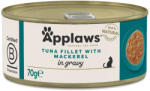 Applaws 48x70g Applaws szószban gazdaságos csomag, tonhal & makréla, nedves macskatáp