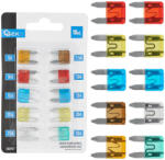 Geko Set mini sigurante auto, 10 elemente, Geko G02937