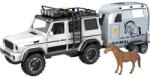 WENYI CAR - 1: 14 - Vehicul off-road cu remorcă și cal (cu sunet și lumini) (SK21J-666-36Q)