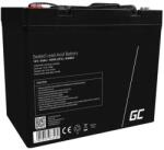 Green Cell Acumulator stationar Green Cell AGM 12V 55Ah VRLA plum acid, baterie fara mentenanta, pentru fotovoltaice, autorulote, camion (AGM49)