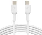 Belkin Cablu Date si Incarcare USB-C - USB-C Belkin CAB003bt1MWH2PK BoostCharge, 60W, 1m, Set 2 bucati, Alb