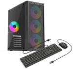 OptimX Calculator Sistem Desktop PC Gaming OptimX Prime Apex cu procesor Intel Core i5 10400F, 16GB DDR4, 480Gb SSD, Radeon RTX 5060 8Gb GDDR7, Cadou kit tastatura si mouse OptimX (IL_78534)
