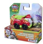 Spin Master Mini vehicul cu figurina, Paw Patrol the Dino Movie, Pup Squad Racers, Marshall (20157135) Figurina