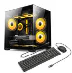 OptimX Calculator Sistem Desktop PC Gaming OptimX AMBRA Armada cu procesor Intel Core i5 10400F, 16GB DDR4, 480Gb SSD, Radeon RTX 5060 8Gb GDDR7, Cadou kit tastatura si mouse OptimX (IL_78571)