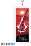ABYstyle Assassin's Creed Shadows Acrylic® kulcstartó - Crest Shadows X4