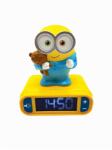 Lexibook Minions 3D ébresztőóra éjszakai fénnyel (RL800DES)