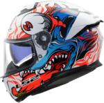 LS2 Cască integrală pentru motocicletă LS2 FF808 Stream II Inferno alb-albastru (LS1680822451)