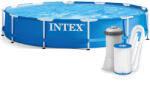 Brius Piscina cadru metalic Intex, 366A-76 cm, 6.500 litri, cu pompa de filtrare (28212NP) Piscina
