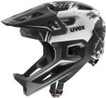 uvex cască pentru copii uvex react jr. fullface, black/white matt (52-56 cm)