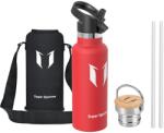 Super Sparrow rozsdamentes acél vizespalack, 500 ml, szivárgásmentes termosz, BPA-mentes, szénsavas italokhoz is, gyerekeknek és sportolókna