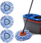 YWSHF Spin Mop Csere Fejmosó Kompatibilis RinseClean 2 Tartályos Mop Rendszerrel, Mikroszálas Mop Utántöltő Kemény Padlófelületekhez