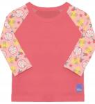 Bambino Mio gyerek úszó trikó 5 - 7kg Uv 40+ rózsaszín hosszú ujjú