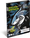 Lizzy Card Füzet A/5 kockás LIZZYSULI 32lap Shark Attack 27-32
