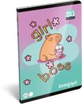 Lizzy Card Füzet A/5 leckefüzet LIZZYSULI 40lap Lollipop CapyBara