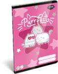 Lizzy Card Füzet A/5 vonalas LIZZYSULI 32lap Kittok Stars Purrfect 21-32