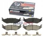 Bremsen Chrysler Aspen 2007-2009 Hátsó fékbetét Kerámia Fékbetétek