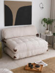 Flexa Kétszemélyes fotelágy Flexa 120 cm fehér kordbársony