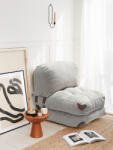Flexa Egyszemélyes fotelágy Flexa 80 cm szürke teddy