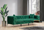 Rococo Design 3 személyes kanapé Rococo 237 cm zöld - estilofina - 454 900 Ft