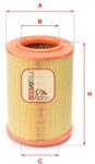 SOFIMA Filtru aer SOFIMA S 7195 A (S 7195 A) - automobilus