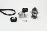 Continental Ctam Pompa apa + Set curea transmisie cu caneluri CONTINENTAL CTAM 6PK1555WP2 (6PK1555WP2)