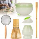 Matcha Tea Ajándék Szett Matcha Tea Készítő Szett Kanál 7DB-OS (SE4F56SEGFVDERGV6)
