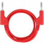 Reball Szilikon Kábel Banán Tápegység Mérőhöz Banán 3, 7mm Piros 15A (KABEL PRZEWÓD POMIAROWY BANAN BANAN RED)