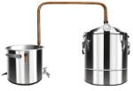 Perfect Home Inox pálinkafőző szett réz hűtőspirállal - 50 literes lepárlóüst (13301)