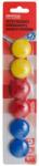 Office Products Mágneskorong, 30 mm, 6 db, OFFICE PRODUCTS, vegyes színek