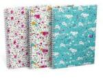 OXFORD Spirálos Jegyzetfüzet Oxford Floral A5/60k kockás vegyes színek Oxford (400094951)