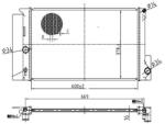 MTR Radiator, racire motor MTR 13054688 (13054688) - fixbox